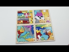 Puzzles imprimés sur mesure en bois 3D éducatifs thème créatif animal