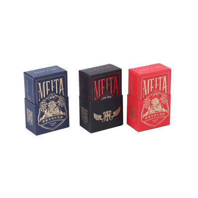 Meita apprentissage des cartes de jeu en PVC noir