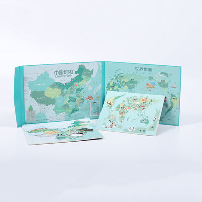 Un bon prix. Puzzle magnétique en bois 3D de Chine et carte du monde en ligne