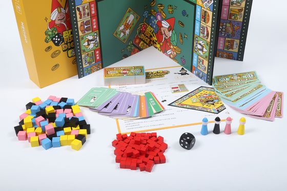 Un bon prix. Jeux de société imprimables CMYK Logo personnalisé pour le divertissement en ligne