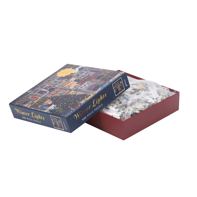 Puzzles imprimés sur mesure personnalisés avec impression en couleurs pour tous les âges