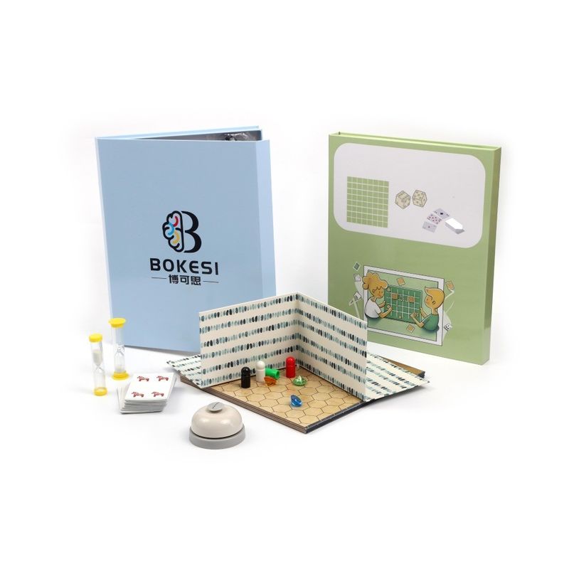 Ensemble de jeux de société en bois pour enfants Échecs et jeux de société pour le divertissement Matériaux papier plastique