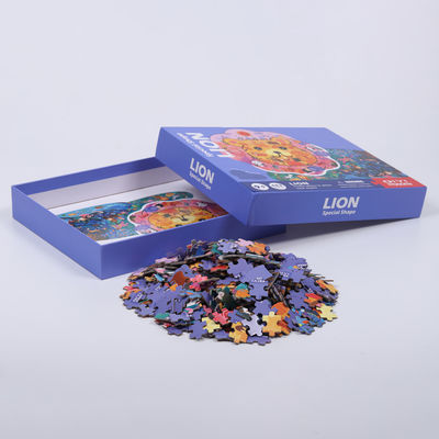 Puzzles en carton rectangulaires en couleur pour tous les âges