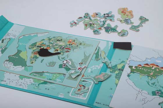 Un bon prix. Puzzle éducatif magnétique personnalisé carte chinoise non toxique en ligne