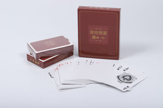 Un bon prix. Cartes de jeu de poker personnalisées 52 pièces Jack Queen King en ligne