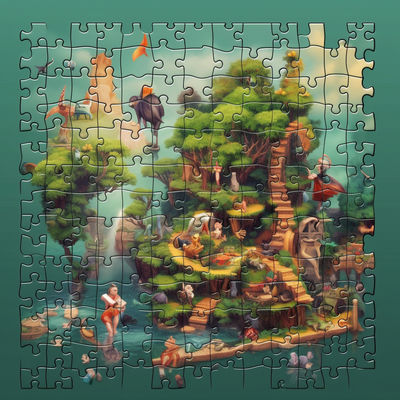 Un bon prix. Puzzle éducatif Activité familiale avec une touche éducative sur le transport en ligne