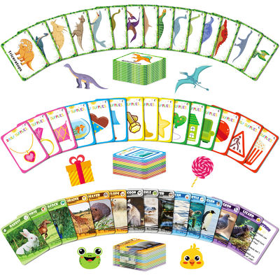Un bon prix. Boîte complète de 52 cartes d'éducation en style vintage en ligne