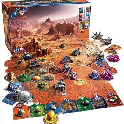 Un bon prix. Fabricant de jeux de société populaire en gros Fabrique de divertissement Jeux de société imprimables avec thème personnalisé et finition de surface d'estampage à chaud en ligne
